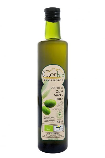 Corbío AOVE Ecológico Botella Dórica 500 ml